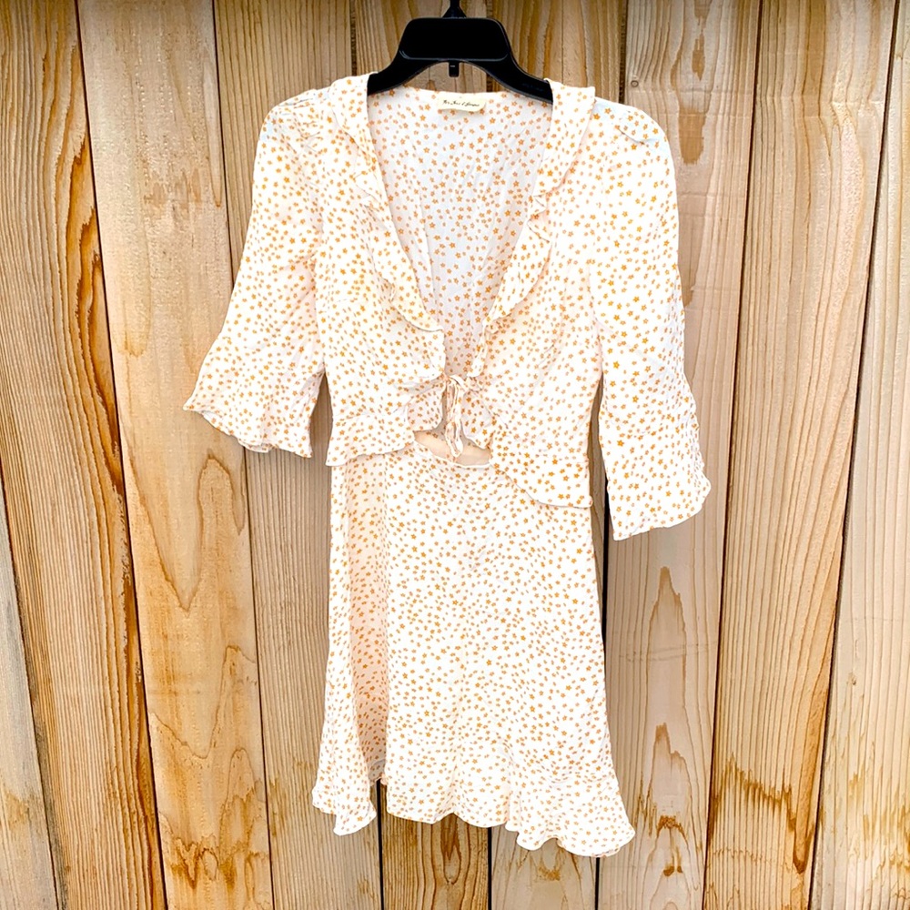 For Love & Lemons white star Dress S